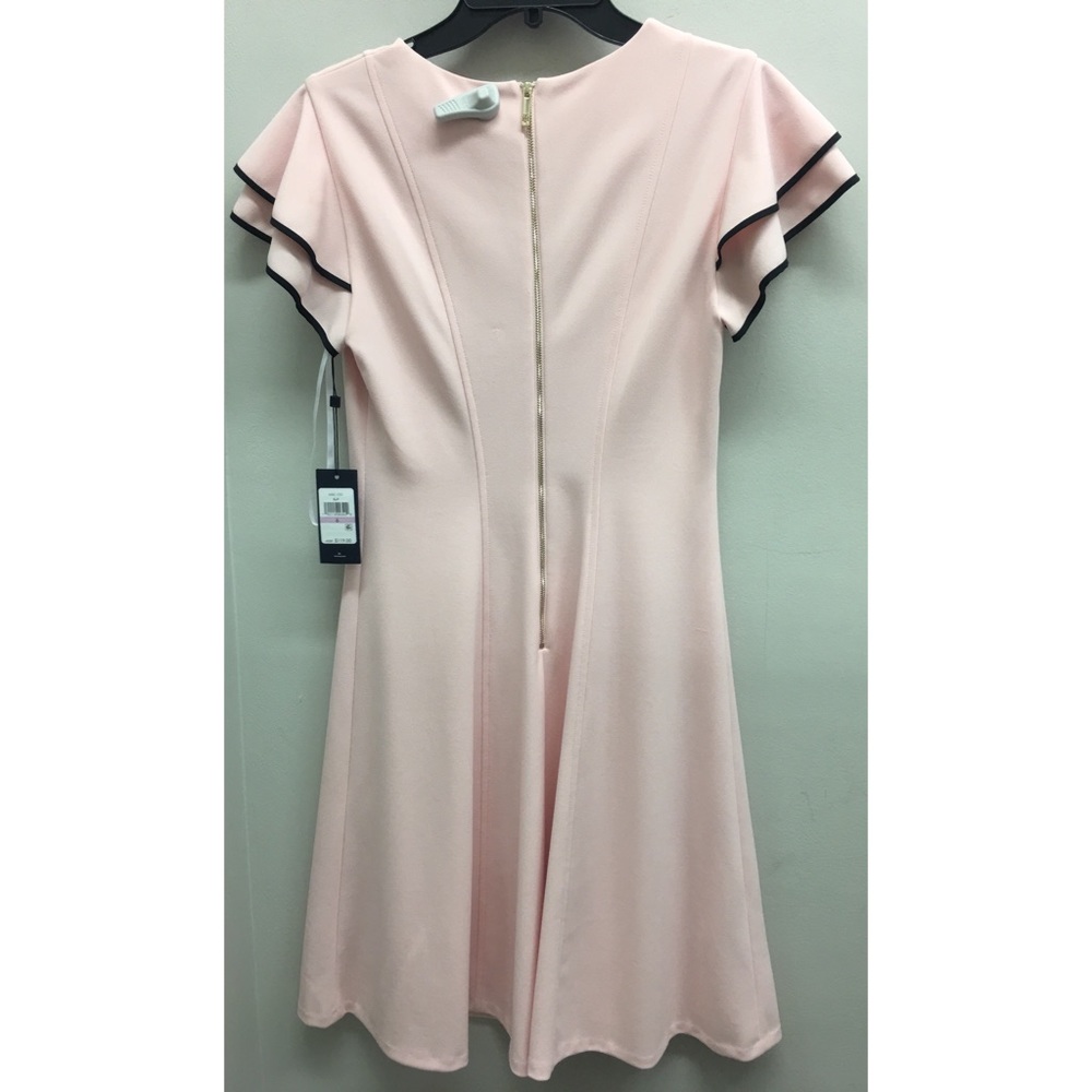 SOLD Tommy Hilfiger Flutter-Sleeve Fit&Flare Dress - Picture 3 of 7